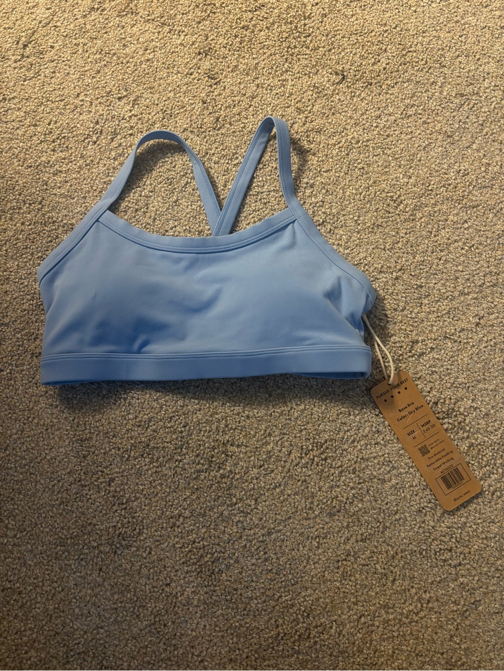 Acta Base Sky Blue Sports Bra